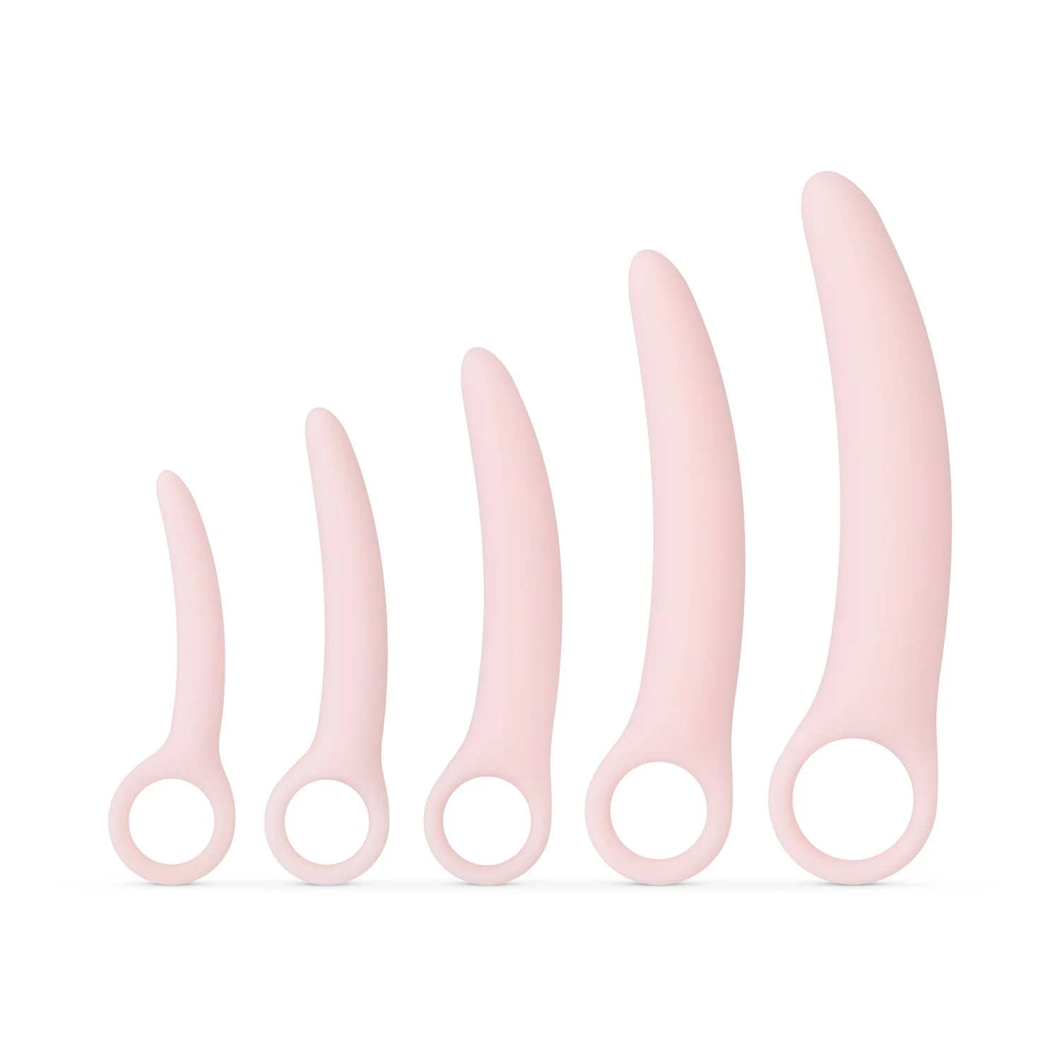 Teazers vaginale dilator set met 5 roze siliconen dilators
