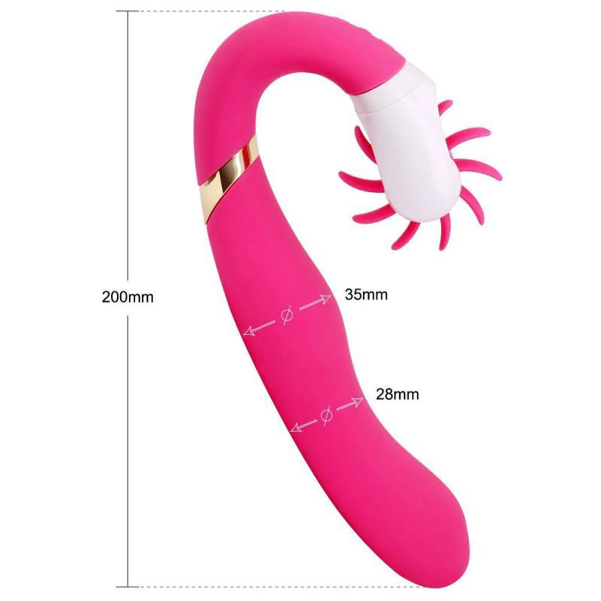Teazers Wheelie Vibe Vibrator met maximale diameter 35 mm