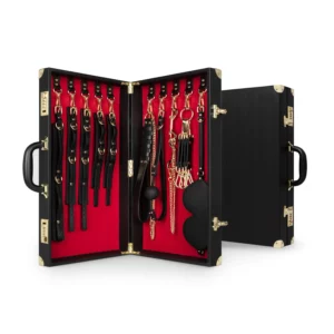 Beginnersvriendelijke BDSM accessoires op een nette ondergrond