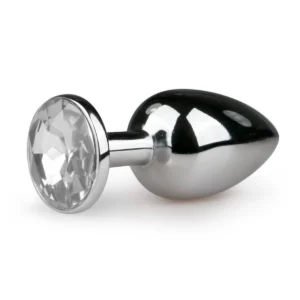 Discrete buttplug op een zachte achtergrond
