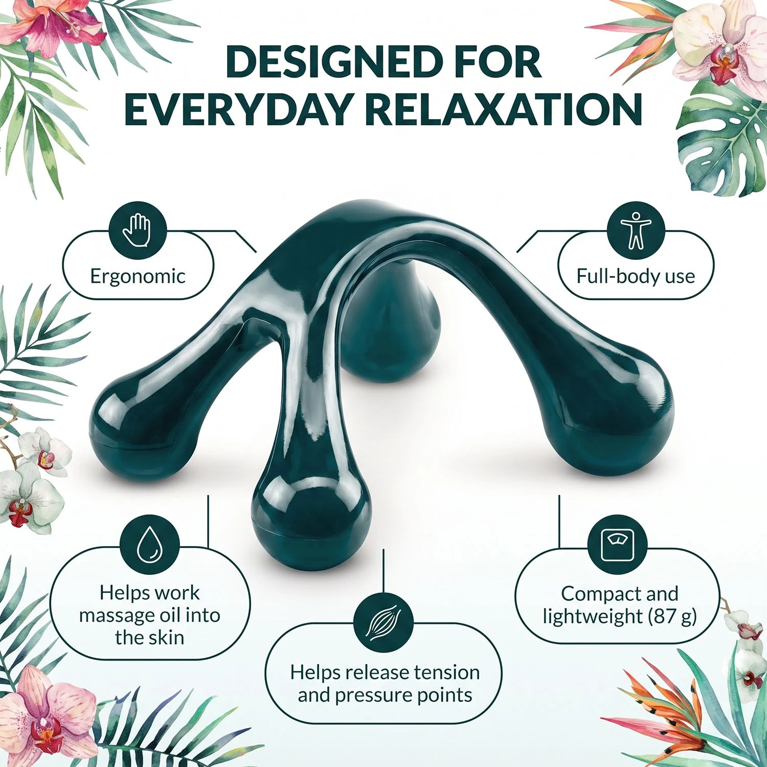 Exotiq Body Massage Spin handmassage-tool voor lichaamsmassage