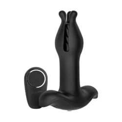 Teazers Anal Expanding Butt Plug zwart met uitzettend ontwerp